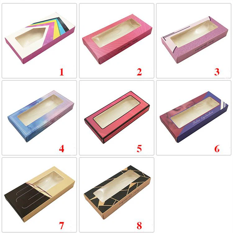 papercard eyelashes packaging