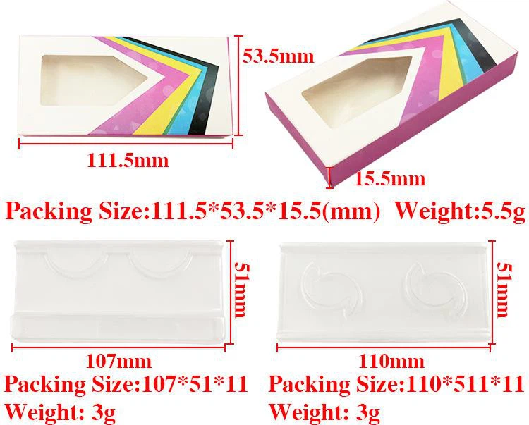 eyelash papercard packaging_
