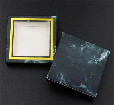 Black with marbled background