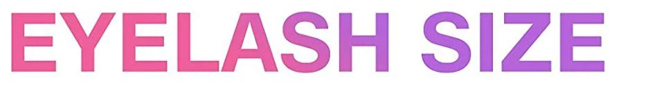eyelashes size