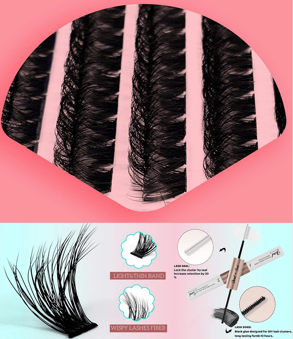 Fluffy cluster lashes Fluffy cluster lashes