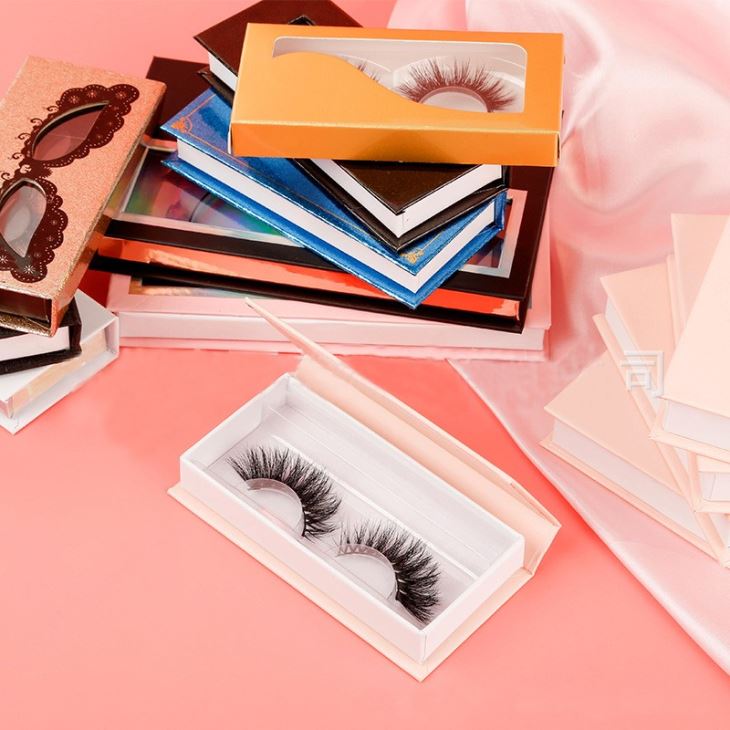 Pink Color False Eyelashes Packaging Pink Color False Eyelashes Packaging